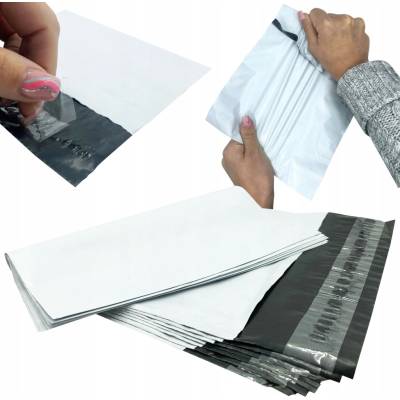 Kurýrní obálka z fólie Realne Ceny bílá 540 x 700 mm 50 ks 55 mikronů