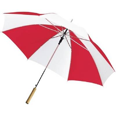 Automatický dáždnik RUSSELL red/ biela P934.048