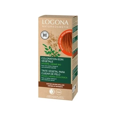 Logona Nourishing plant-based hair dye Powder Henna Barva vlasů Unisex 100 g
