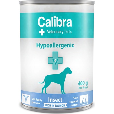 Calibra VD Dog Hypoallergenic Insect & Salmon 400 g
