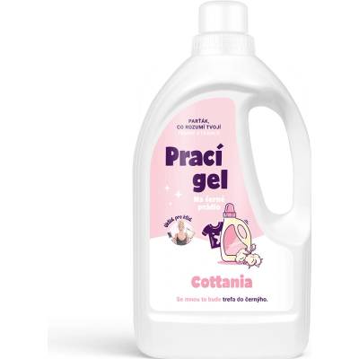 Úklid pro klid prací gel Cottania na černé prádlo 1,5 l