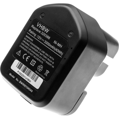 VHBW Hitachi EB1224 / EB12B / EB12G, 12 V, 3.3 Ah - neoriginální – Hledejceny.cz