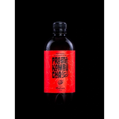 Prostě Kombucha BIO Černý čaj s příchutí malina 400 ml