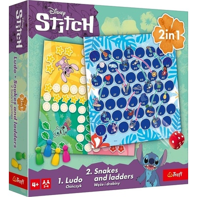 TREFL Hry Lilo & Stitch, 2v1: Člověče, nezlob se a Hadi a žebříky – Hledejceny.cz