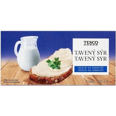 Tesco Tavený sýr 3 ks 150 g