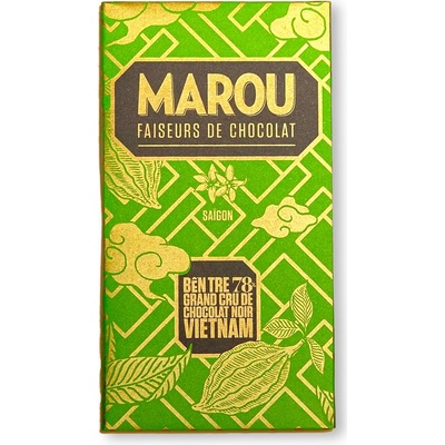 Marou 78% hořká Vietnam Bén Tre Grand Cru 80 g