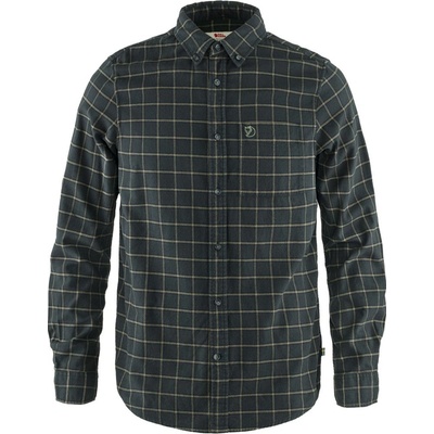 Fjallraven Ovik turistická košile flanelová košile dark grey
