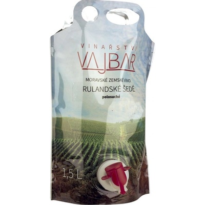 Vinařství Vajbar Rulandské šedé Bílé 12% 1,5 l (karton)