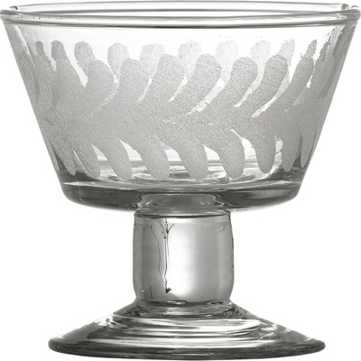 Bloomingville Skleněný pohárek Rika Recycled Glass čirá barva sklo 100 ml
