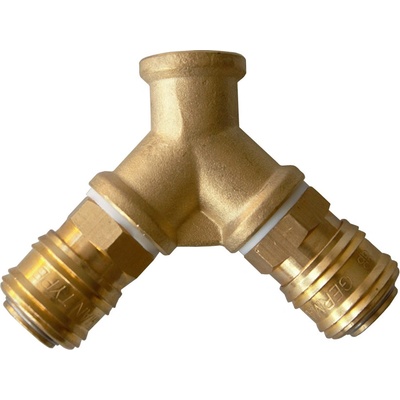 MAT GROUP Rozdvojka vnitřní závit 3/8"+ 2rychlosp. Ms