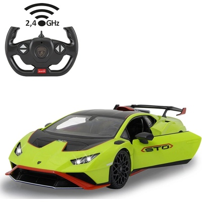 JAMARA Rádiem řízené auto Lamborghini Huracán STO RTR 1:14 zelené