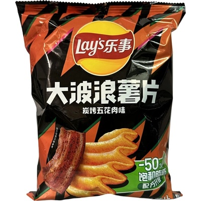 Lay's Big Wave Grilled Pork Charcoal 70 g