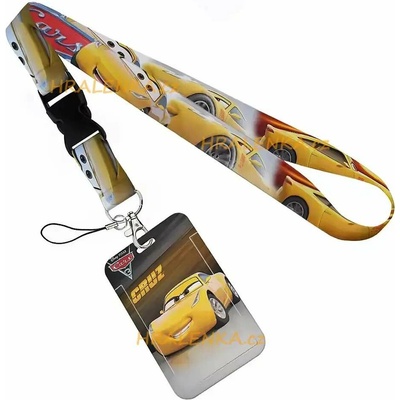 Šňůrka na krk 26041 s cedulkou na ID karty Cars, Cruz Ramirez