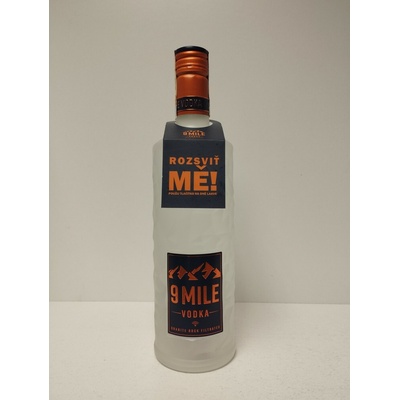 9 Mile Vodka 37,5% 0,7 l (čistá láhev)
