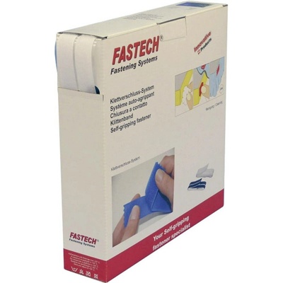 FASTECH® B20-SKL000025 pásek se suchým zipem, zalepení hotmelt , háčková a flaušová část, (d x š) 25000 mm x 20 mm, bílá