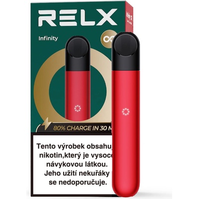 RELX Infinity 380 mAh červená 1 ks