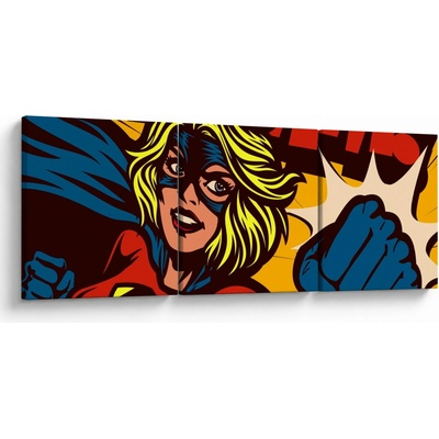 Obraz - Komix, trojdielne 120x40 cm