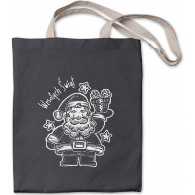 Allbag TAŠKA NA DARČEKY 38x42 cm VIANOČNÁ NÁKUPNÁ TAŠKA DARČEKY MIKULÁŠ