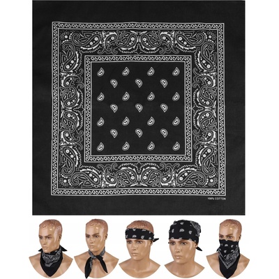 Šatka bandana Western čierna