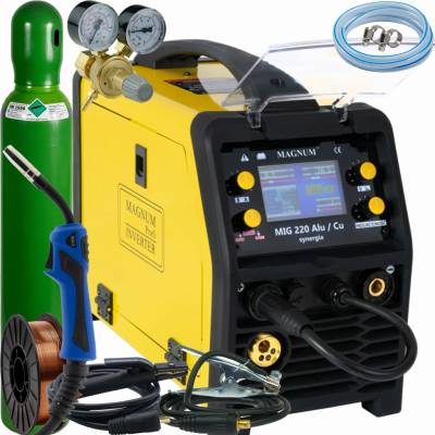 Magnum MIG MAG 220 ALU CU SYNERGIA LCD 200A