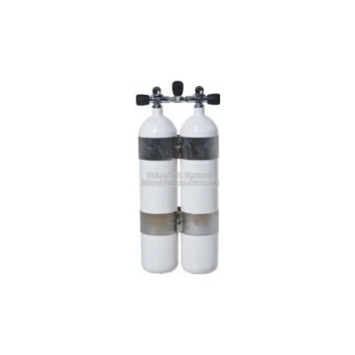 Vítkovice Cylinders DVOJLÁHVE 2 x 7 L 300 bar ROVNÉ DNO