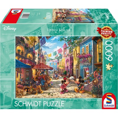 Schmidt Spiele Disney Dreams Collection Mickey & Minnie v Mexiku Thomas Kinkade 6000 dílků