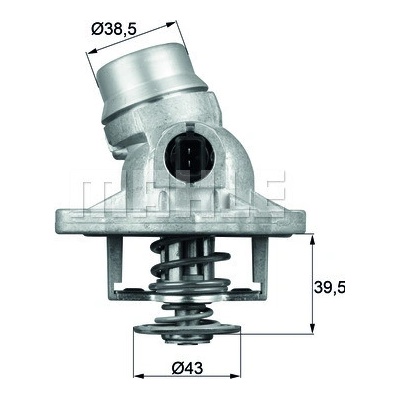 Termostat, chladivo MAHLE TM 12 105