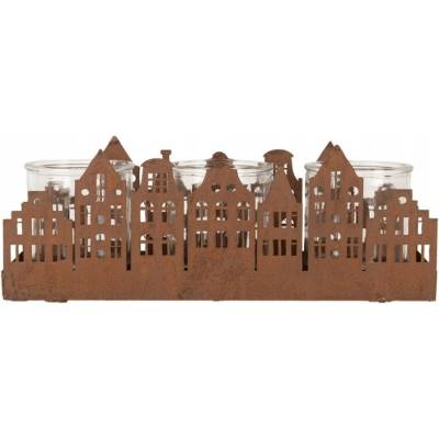 Lucerna Clayre & Eef kov, sklo 11 cm