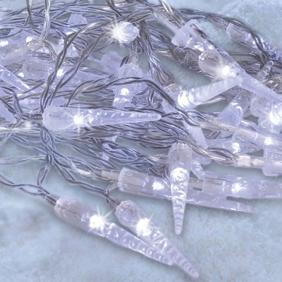 Solight LED venkovní rampouchy 50LED časovač 8 funkcí IP44 3xAA baterie – Hledejceny.cz