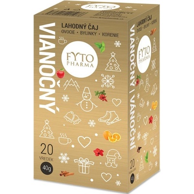Fytopharma Vánoční čaj zlatý 20 x 2 g
