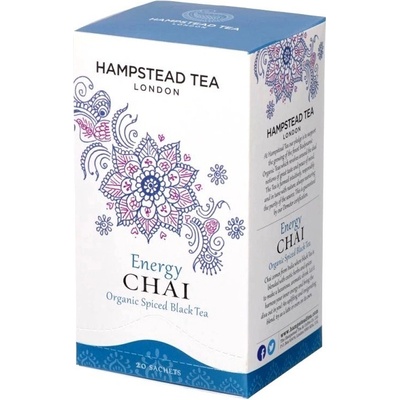Hampstead Tea London BIO Chai černý čaj s orientálním kořením 20 ks.