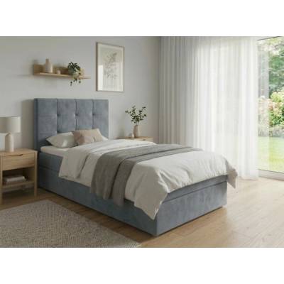 Textilomanie Direlis Trinity boxspring s matrací Bonell pružinová šedá