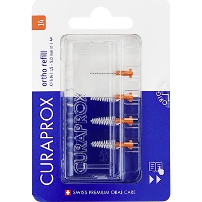Curaprox CPS 14 ortho refill mezizubní kartáčky bez držáku 4 ks – Hledejceny.cz