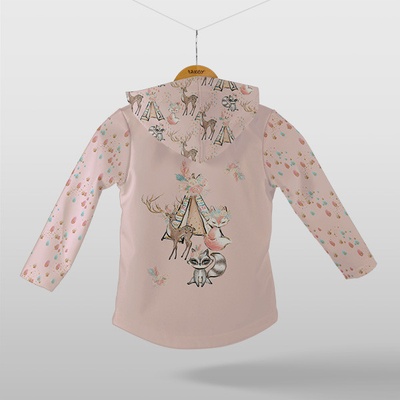 Takoy Střihový panel softshell bunda Indiana girl pink, vel. 86