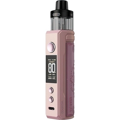 VooPoo Drag X2 Mod Pod 80 W Full 0 mAh Glow Pink 1 ks
