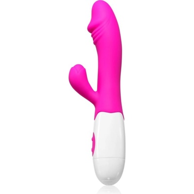 PRETTY LOVE Snappy Pink se stimulátorem klitorisu 19 cm