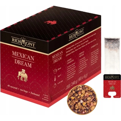 Richmont listový ovocný čaj vo vrecúškach Mexican Dream 40 x 6 g