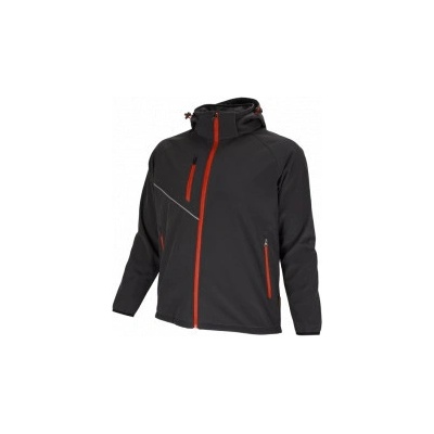 Bennon FORCE Jacket black/red softshellová bunda čierna/červená