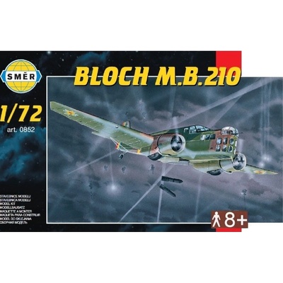 Směr Bloch M.B.210 plastikový model letadla ke slepení 1:72