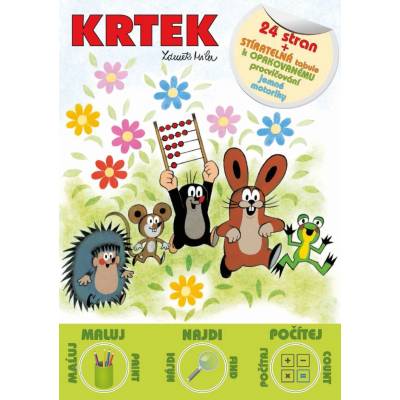 Rappa Omalovánka A4 book Krtek samolepky