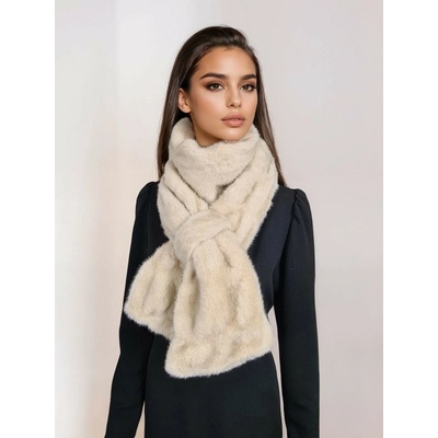 Classic Scarf šála v béžové