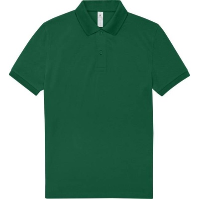 B&C MY POLO 210 Pánská polokošile s krátkým rukávem zelená