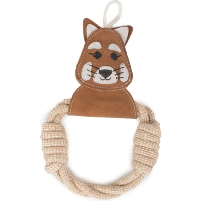 Farm Company panda ze semišové kůže v lanovém kruhu 25 cm