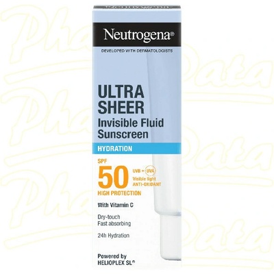 NEUTROGENA Ultra Sheer Neviditelný hydratační fluid SPF 50 50 ml – Hledejceny.cz