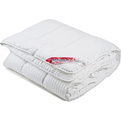 Dadka Celoroční prošívaná přikrývka Luxus Supra z dutého vlákna bílá 90x130 1000g