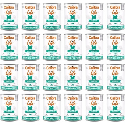 Calibra Dog Life Sensitive Salmon with rice 24 x 400 g