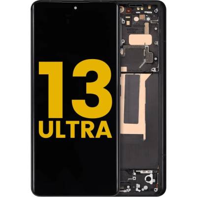 For_Xiaomi OLED displej Xiaomi 13 Ultra s rámom – Refurbished – čierny XIA1626