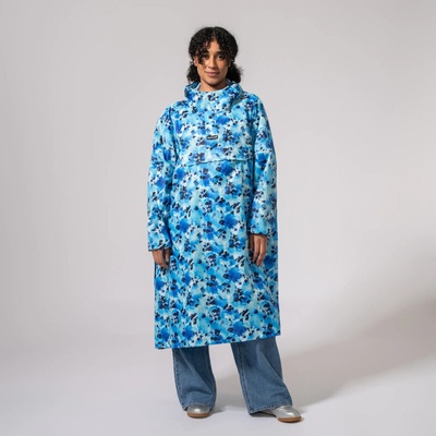 MAC IN A SAC festival poncho blue daze