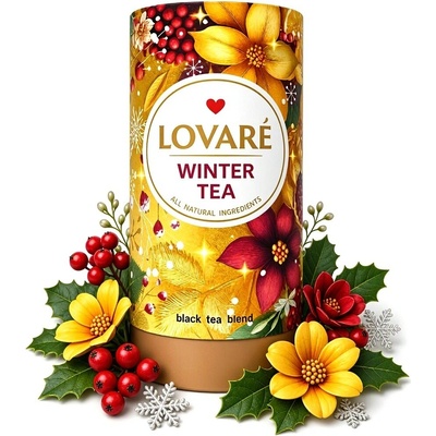 LOVARÉ Winter tea 2025 sypaný černý čaj 80 g
