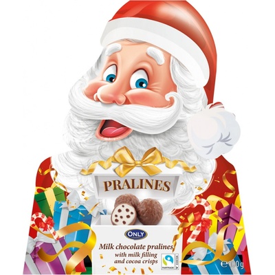 Only Pralinky z mléčné čokolády s mléčnou náplní a kakaovými cereáliemi 100 g